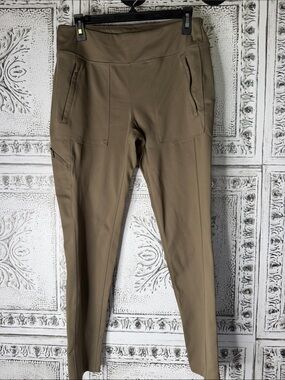High-Rise Skinny Utility Pants in Olive Green